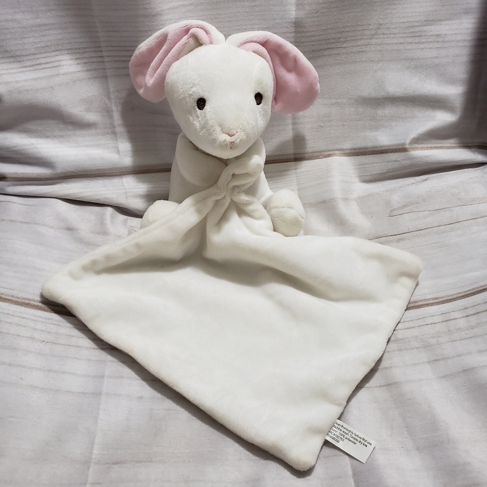 Walgreens White Bunny Rabbit Plush Lovey Mini Security Blanket Year 2019